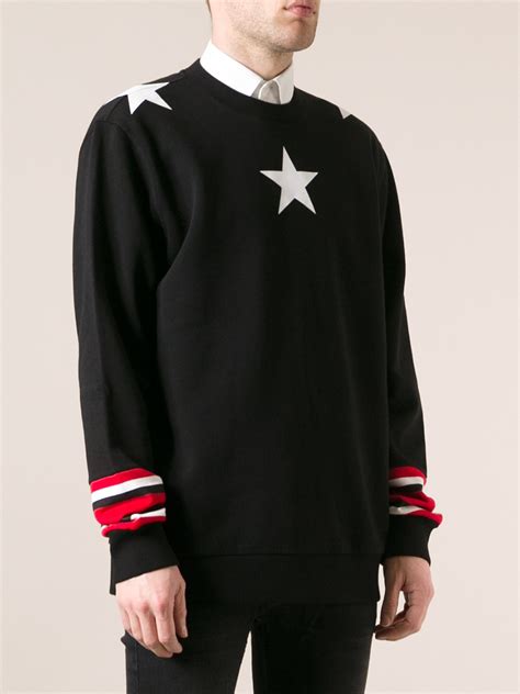 givenchy star sweater black|givenchy sweater sale.